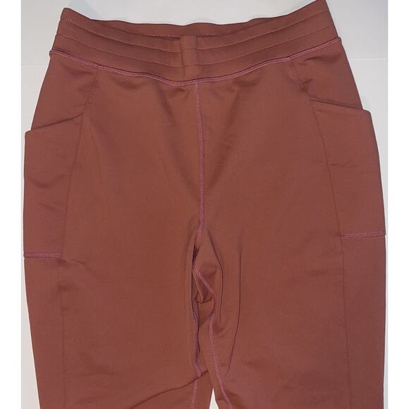 Fabletics Women’s Joggers Leggings Sz S Salmon Stretchy Pockets Yoga Pilates - Picture 2 of 9